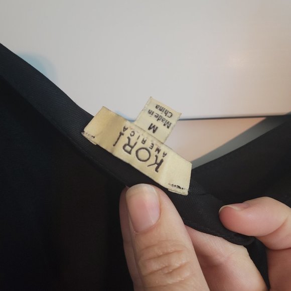 Black satin jogger style jumper - Picture 6 of 8